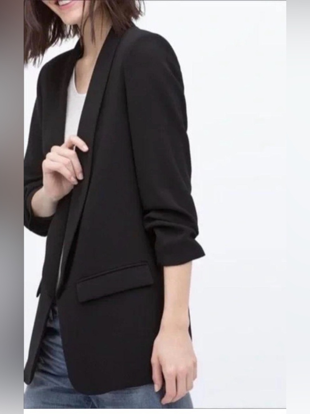 Classic Black Women's Blazer - Picture 2 of 7